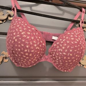 wire lightly lined Burgundy VS bra